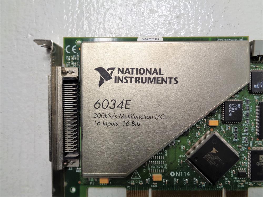 National Instruments 6034E Multifunction I/O Card #187576C-01